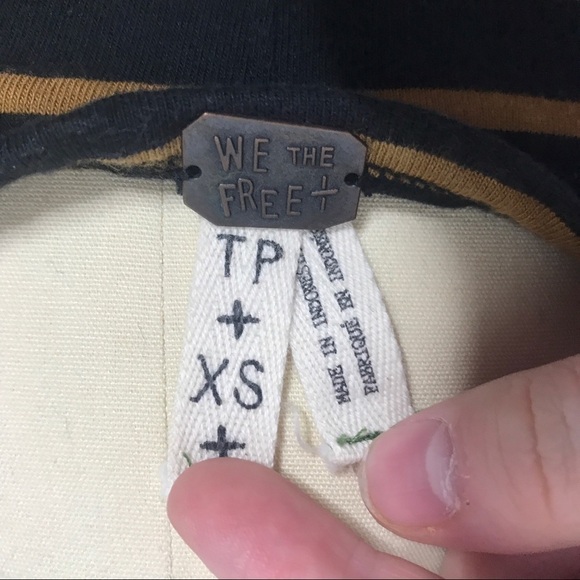 We The Free/ Free People Stripped Tunic Top - Picture 7 of 7